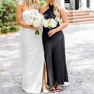 Show Me Your MUMU Jasmine Halter Dress Black XS